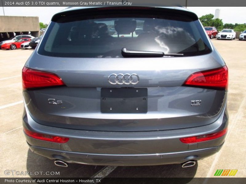 Monsoon Gray Metallic / Titanium Gray 2014 Audi Q5 3.0 TDI quattro