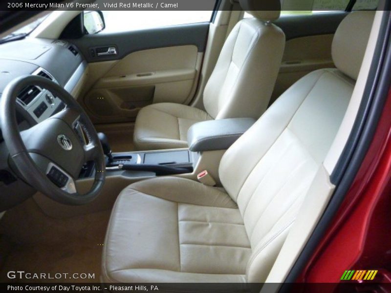 Vivid Red Metallic / Camel 2006 Mercury Milan V6 Premier