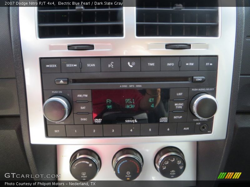 Electric Blue Pearl / Dark Slate Gray 2007 Dodge Nitro R/T 4x4