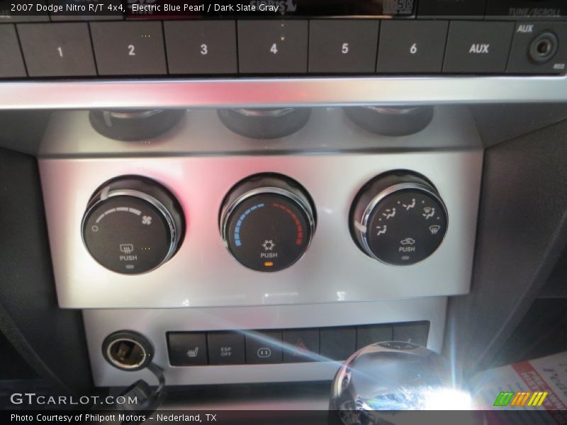 Electric Blue Pearl / Dark Slate Gray 2007 Dodge Nitro R/T 4x4