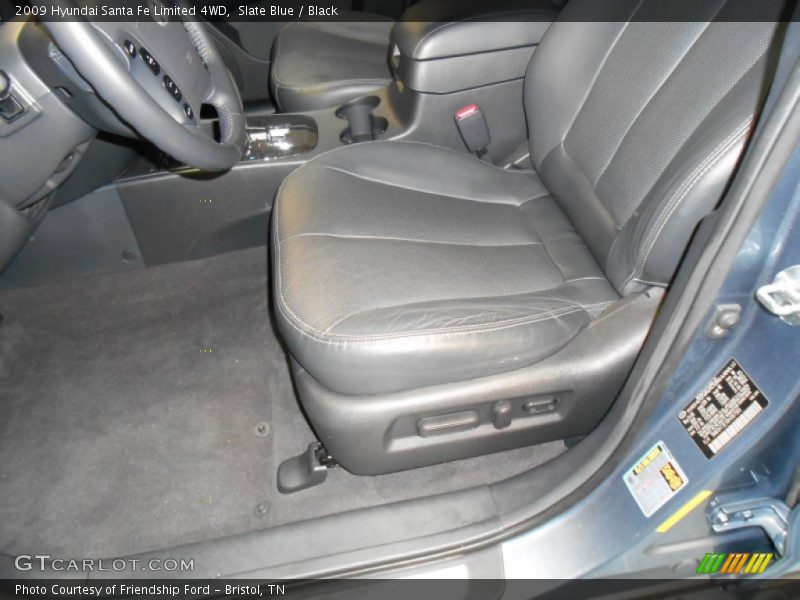 Slate Blue / Black 2009 Hyundai Santa Fe Limited 4WD