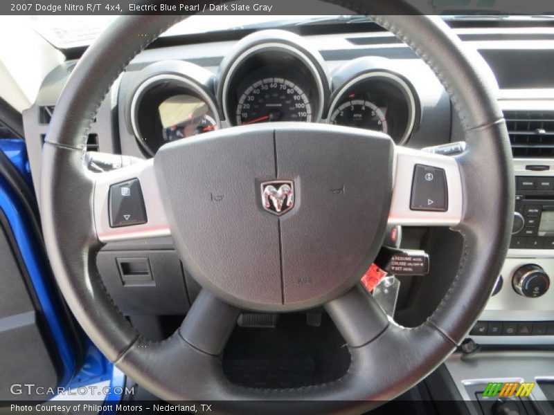 Electric Blue Pearl / Dark Slate Gray 2007 Dodge Nitro R/T 4x4