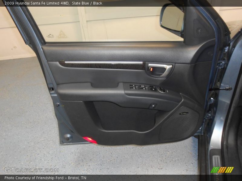Slate Blue / Black 2009 Hyundai Santa Fe Limited 4WD