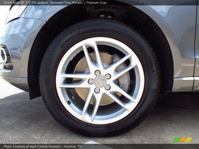 Monsoon Gray Metallic / Titanium Gray 2014 Audi Q5 3.0 TDI quattro