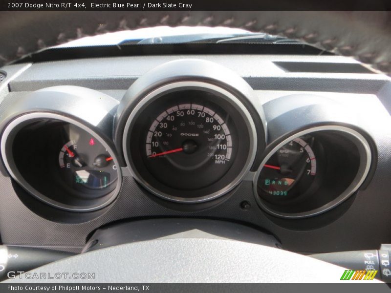 Electric Blue Pearl / Dark Slate Gray 2007 Dodge Nitro R/T 4x4