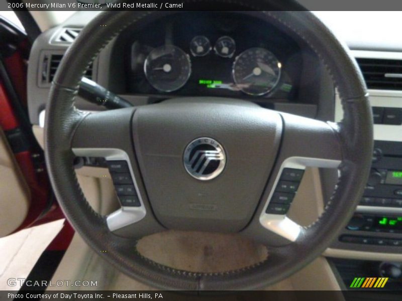 Vivid Red Metallic / Camel 2006 Mercury Milan V6 Premier