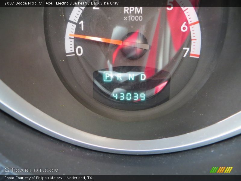 Electric Blue Pearl / Dark Slate Gray 2007 Dodge Nitro R/T 4x4