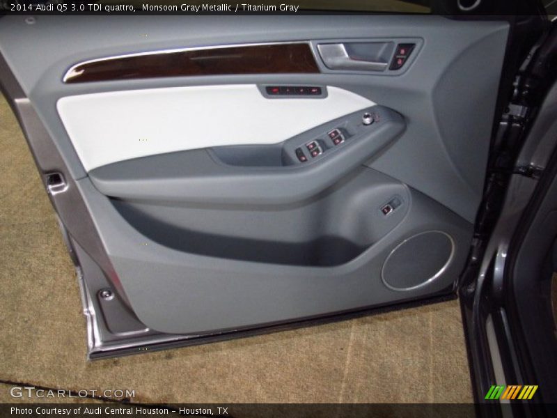 Monsoon Gray Metallic / Titanium Gray 2014 Audi Q5 3.0 TDI quattro