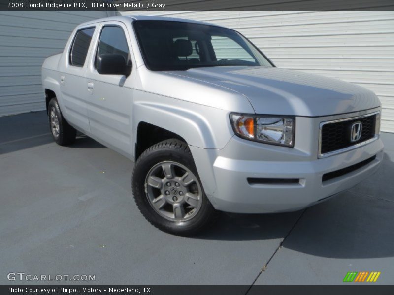 Billet Silver Metallic / Gray 2008 Honda Ridgeline RTX