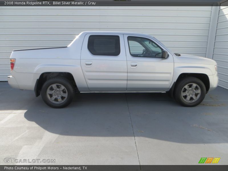 Billet Silver Metallic / Gray 2008 Honda Ridgeline RTX