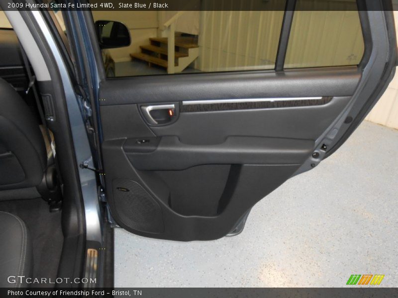 Slate Blue / Black 2009 Hyundai Santa Fe Limited 4WD