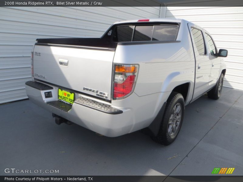 Billet Silver Metallic / Gray 2008 Honda Ridgeline RTX