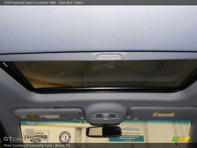 Slate Blue / Black 2009 Hyundai Santa Fe Limited 4WD