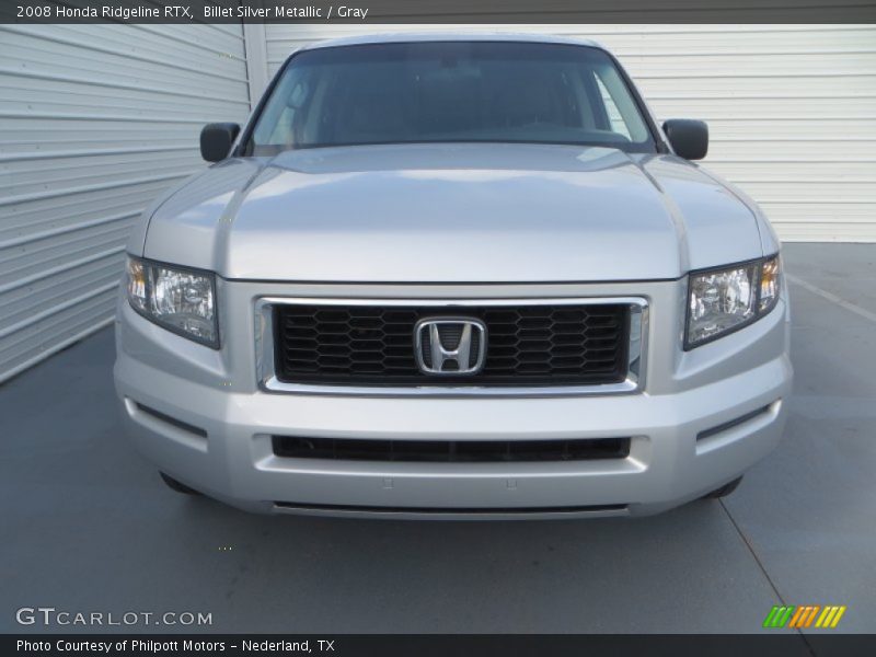 Billet Silver Metallic / Gray 2008 Honda Ridgeline RTX