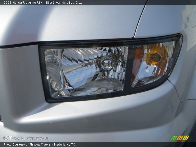 Billet Silver Metallic / Gray 2008 Honda Ridgeline RTX