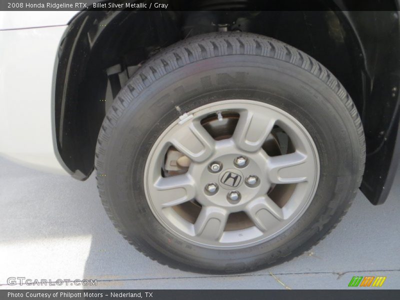 Billet Silver Metallic / Gray 2008 Honda Ridgeline RTX