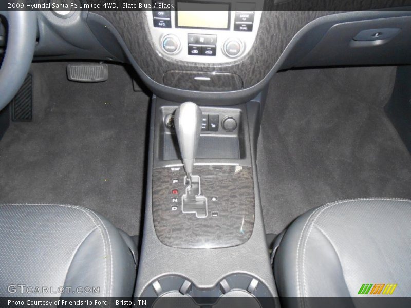Slate Blue / Black 2009 Hyundai Santa Fe Limited 4WD