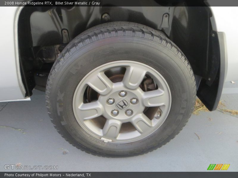 Billet Silver Metallic / Gray 2008 Honda Ridgeline RTX