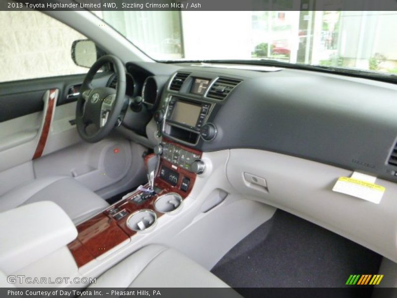 Sizzling Crimson Mica / Ash 2013 Toyota Highlander Limited 4WD