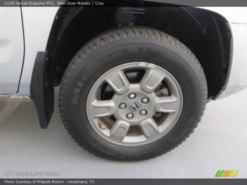 Billet Silver Metallic / Gray 2008 Honda Ridgeline RTX