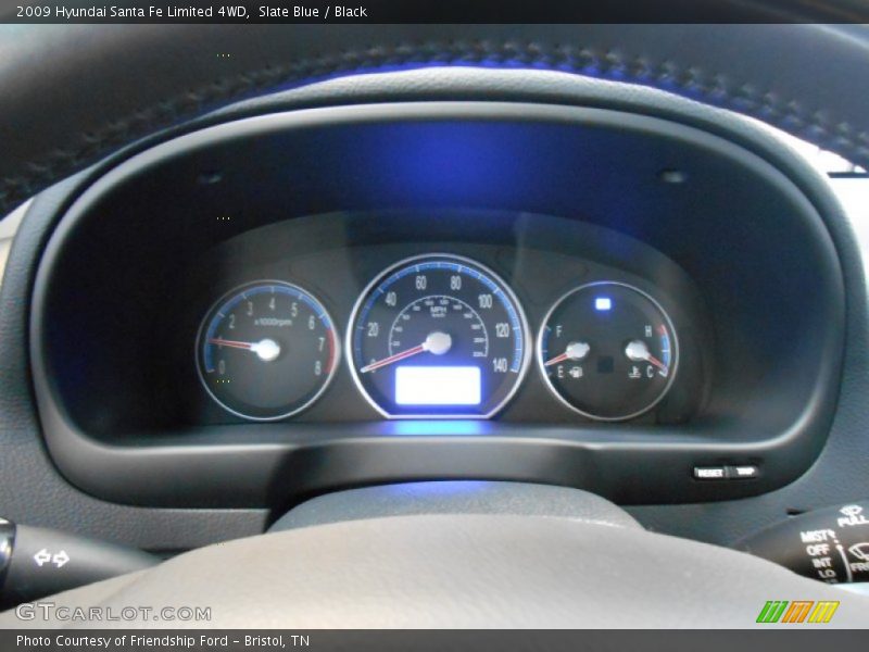 Slate Blue / Black 2009 Hyundai Santa Fe Limited 4WD