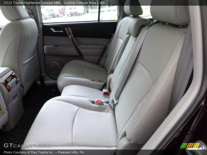 Sizzling Crimson Mica / Ash 2013 Toyota Highlander Limited 4WD
