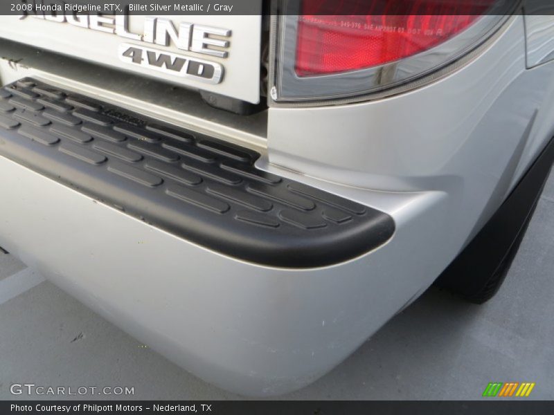 Billet Silver Metallic / Gray 2008 Honda Ridgeline RTX