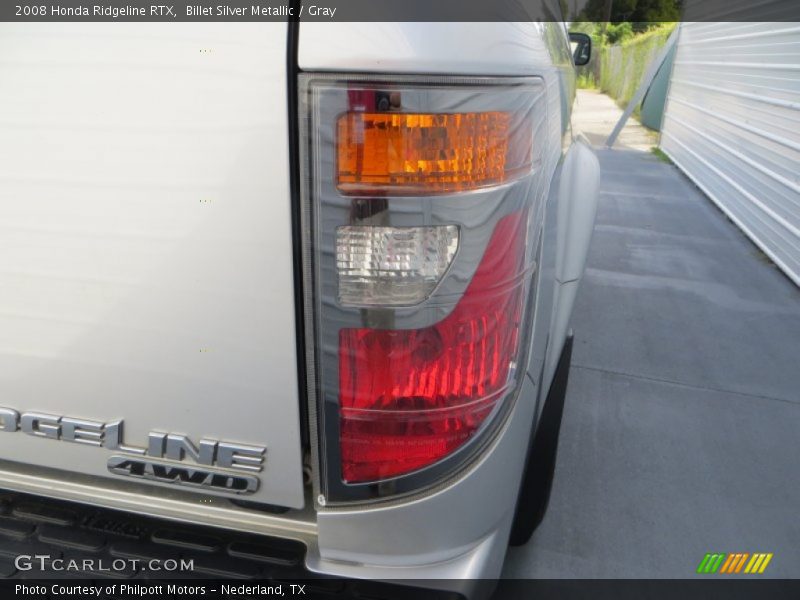 Billet Silver Metallic / Gray 2008 Honda Ridgeline RTX