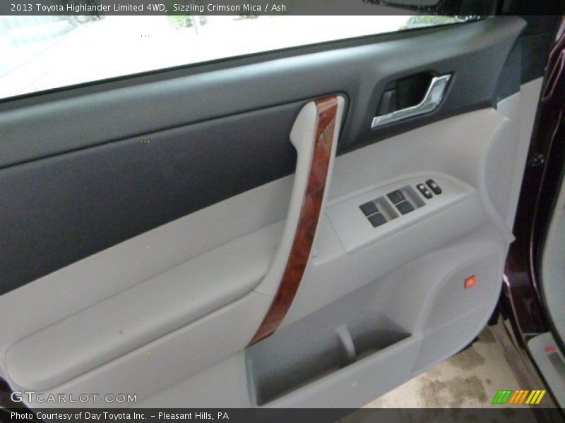 Sizzling Crimson Mica / Ash 2013 Toyota Highlander Limited 4WD