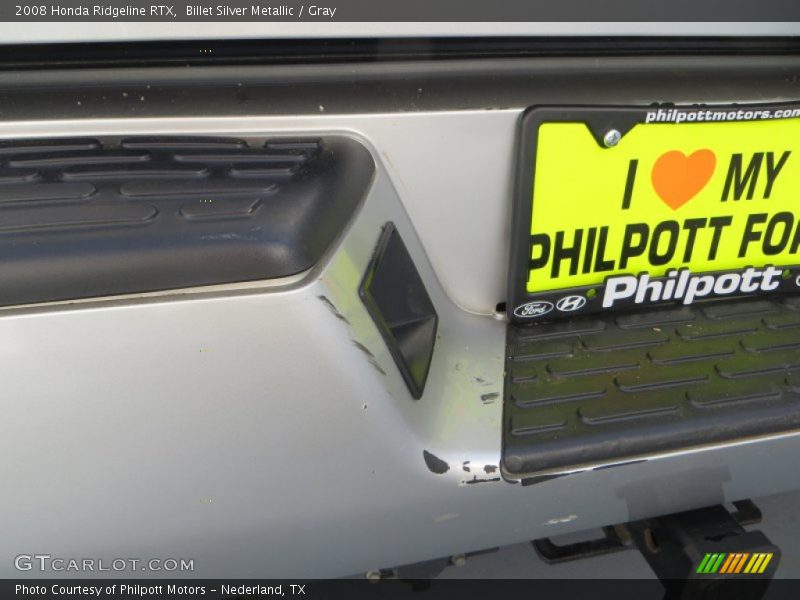 Billet Silver Metallic / Gray 2008 Honda Ridgeline RTX