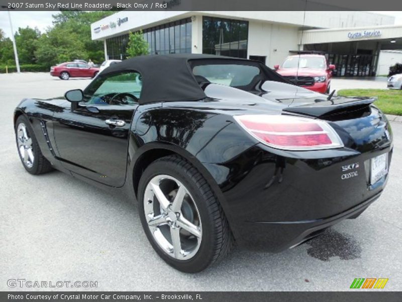 Black Onyx / Red 2007 Saturn Sky Red Line Roadster