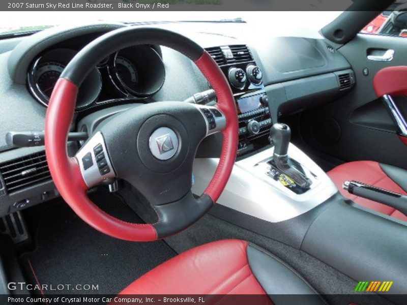 Black Onyx / Red 2007 Saturn Sky Red Line Roadster