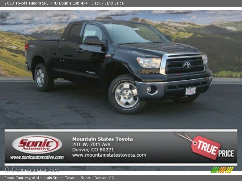 Black / Sand Beige 2013 Toyota Tundra SR5 TRD Double Cab 4x4