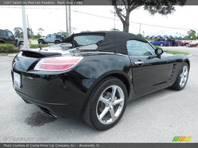Black Onyx / Red 2007 Saturn Sky Red Line Roadster