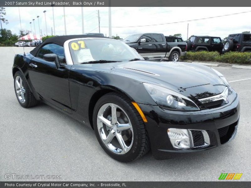 Front 3/4 View of 2007 Sky Red Line Roadster