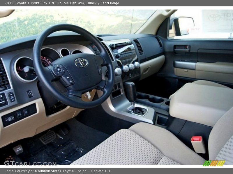 Black / Sand Beige 2013 Toyota Tundra SR5 TRD Double Cab 4x4