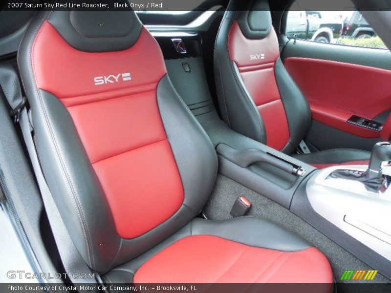  2007 Sky Red Line Roadster Red Interior