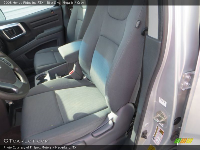 Billet Silver Metallic / Gray 2008 Honda Ridgeline RTX