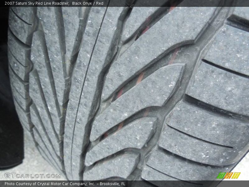 Black Onyx / Red 2007 Saturn Sky Red Line Roadster