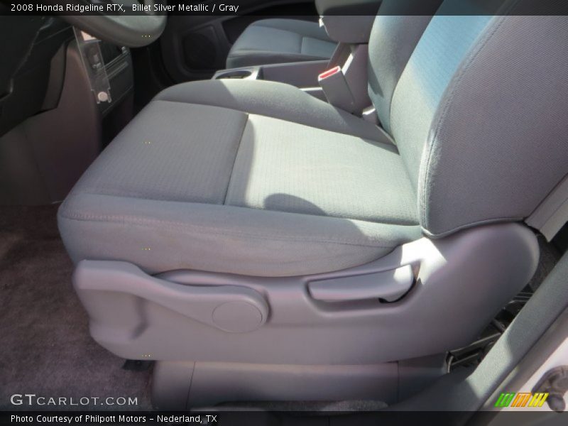 Billet Silver Metallic / Gray 2008 Honda Ridgeline RTX