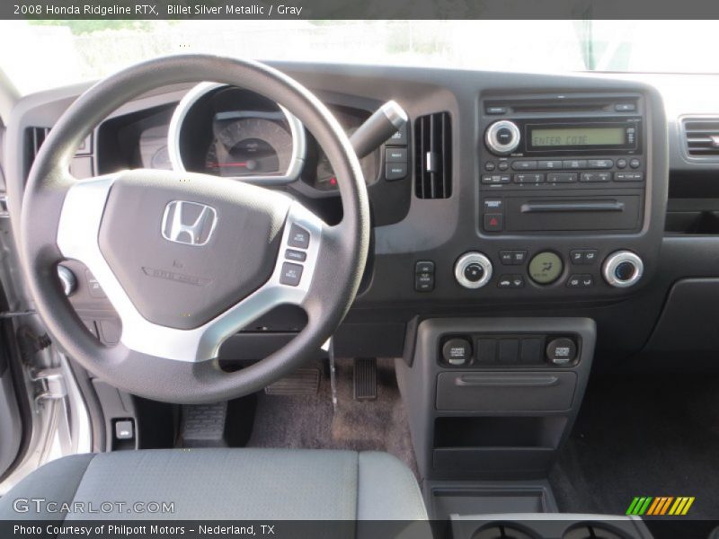 Billet Silver Metallic / Gray 2008 Honda Ridgeline RTX