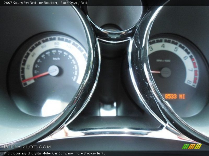 Black Onyx / Red 2007 Saturn Sky Red Line Roadster