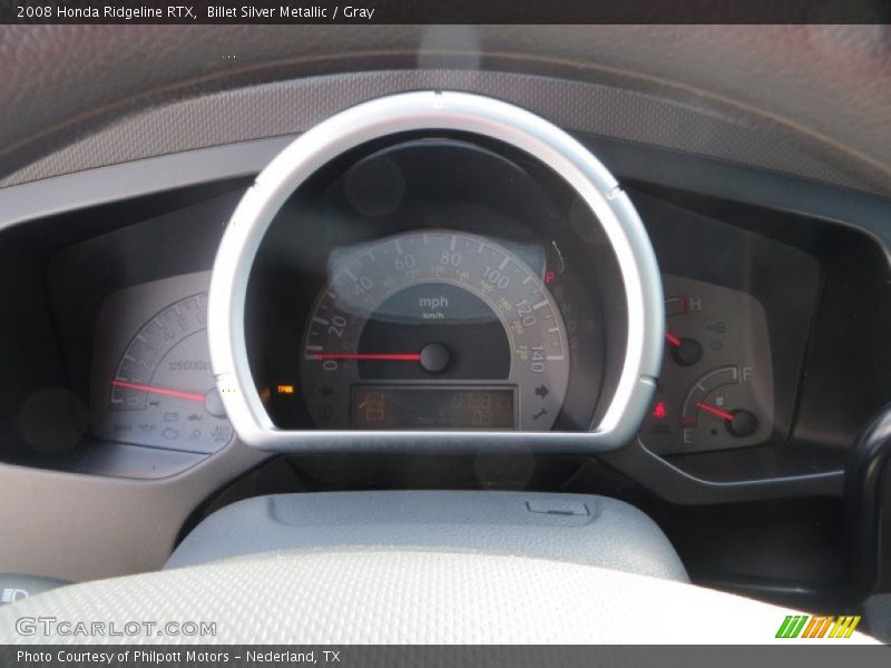 Billet Silver Metallic / Gray 2008 Honda Ridgeline RTX
