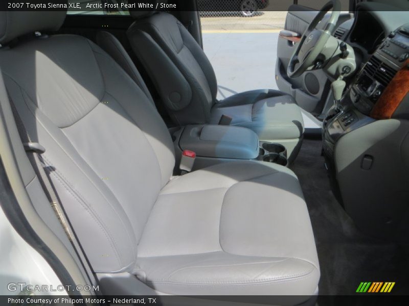 Arctic Frost Pearl White / Stone 2007 Toyota Sienna XLE