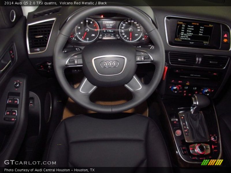 Volcano Red Metallic / Black 2014 Audi Q5 2.0 TFSI quattro