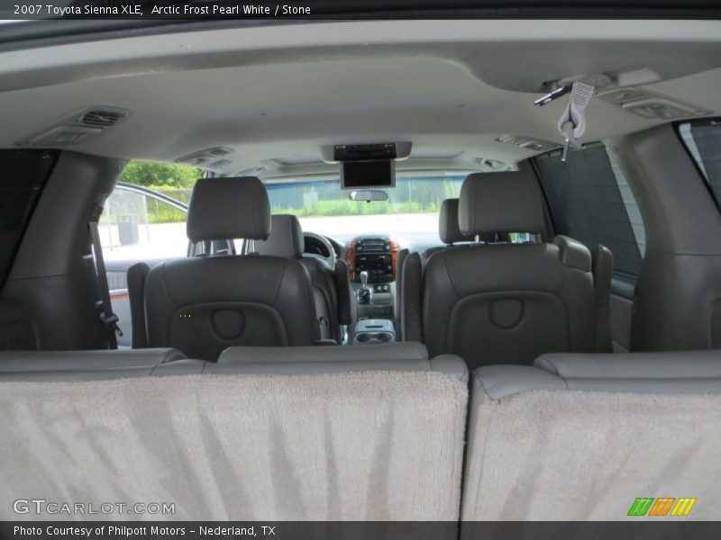Arctic Frost Pearl White / Stone 2007 Toyota Sienna XLE