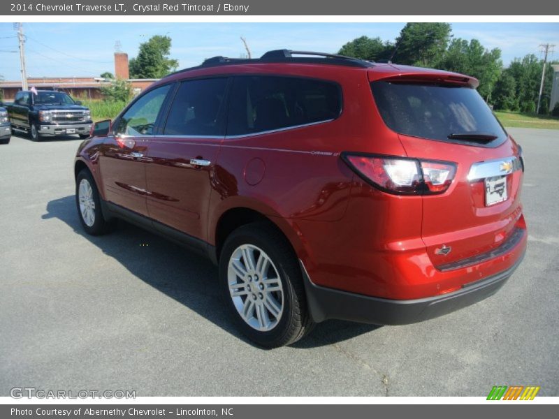 Crystal Red Tintcoat / Ebony 2014 Chevrolet Traverse LT