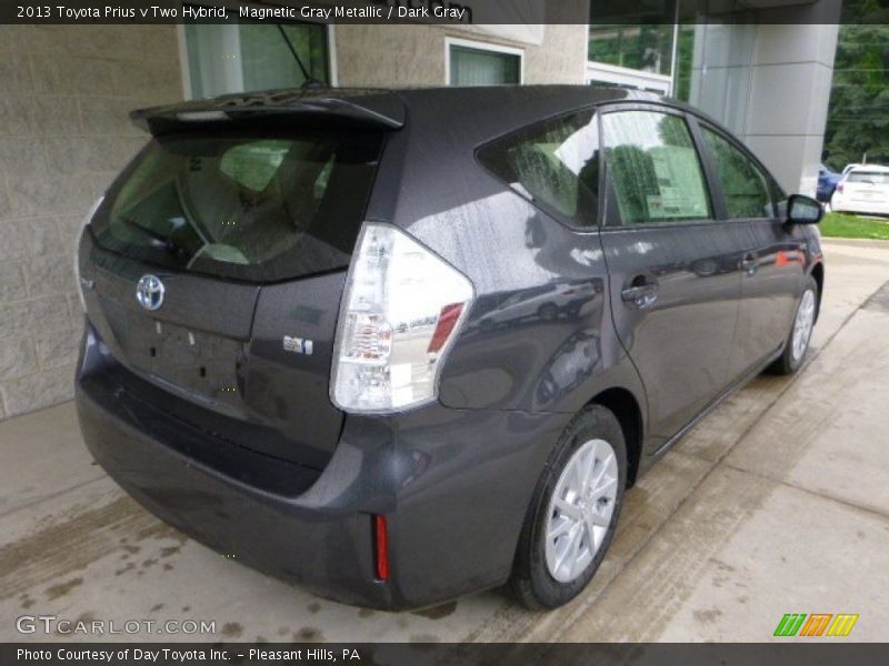 Magnetic Gray Metallic / Dark Gray 2013 Toyota Prius v Two Hybrid