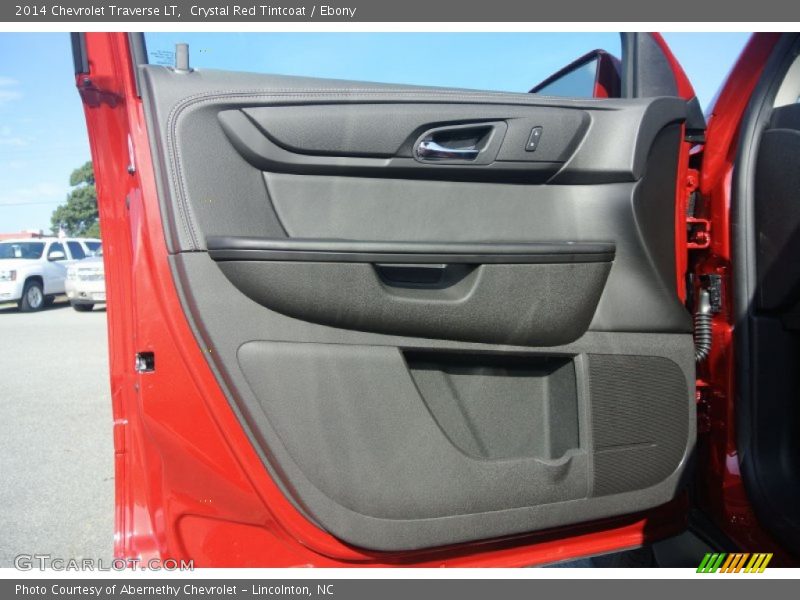 Crystal Red Tintcoat / Ebony 2014 Chevrolet Traverse LT