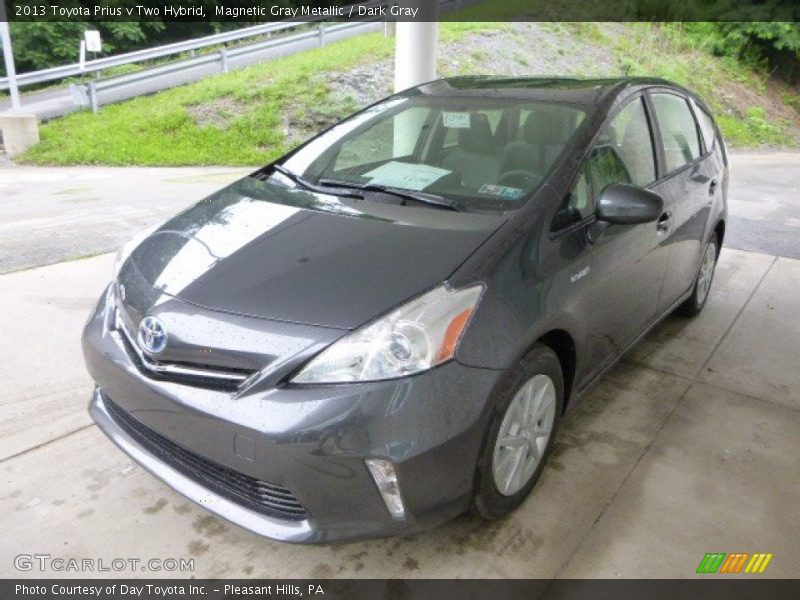 Magnetic Gray Metallic / Dark Gray 2013 Toyota Prius v Two Hybrid